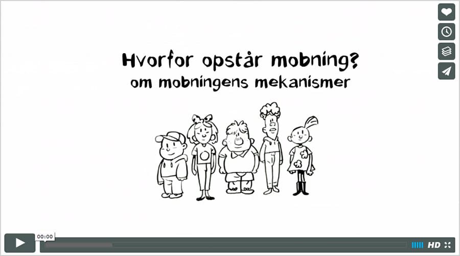 Udklip fra starten af en film om mobning