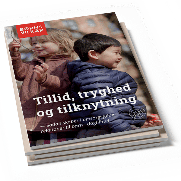 Forside for en rapport om tillid, fra Børns Vilkår