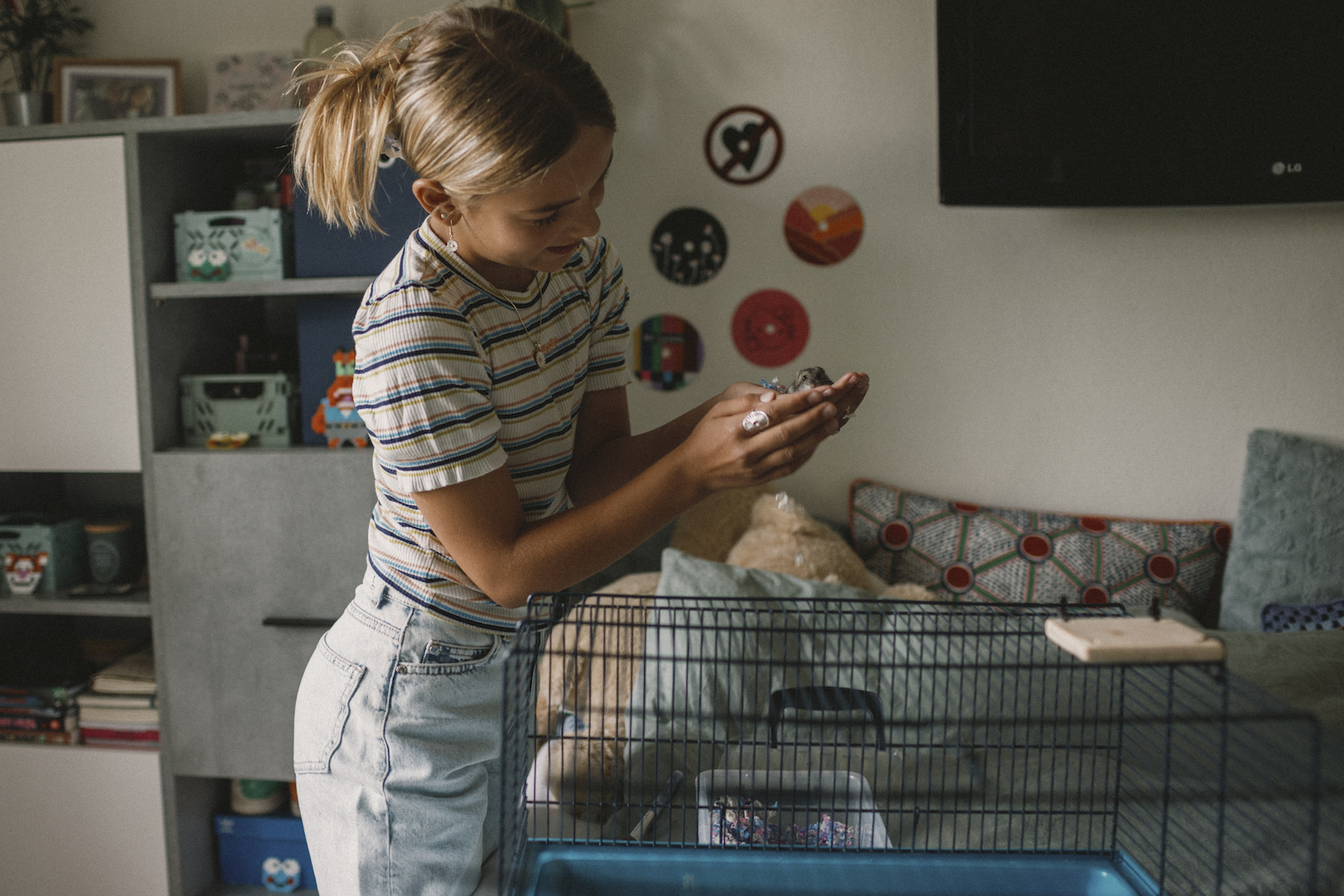Tilde passer sin hamster