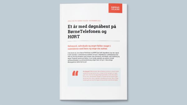 Et år med døgnåbent på BørneTelefonen og HØRT