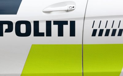 Siden på en politibil