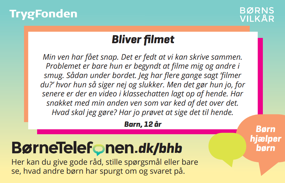 Dilemmakort fra BørneTelefonen