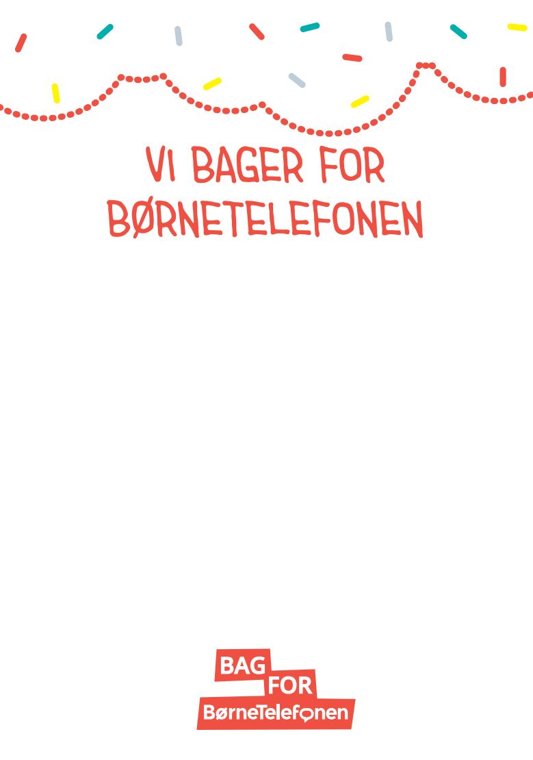 Bag for BørneTelefonen tegn-selv plakat A4