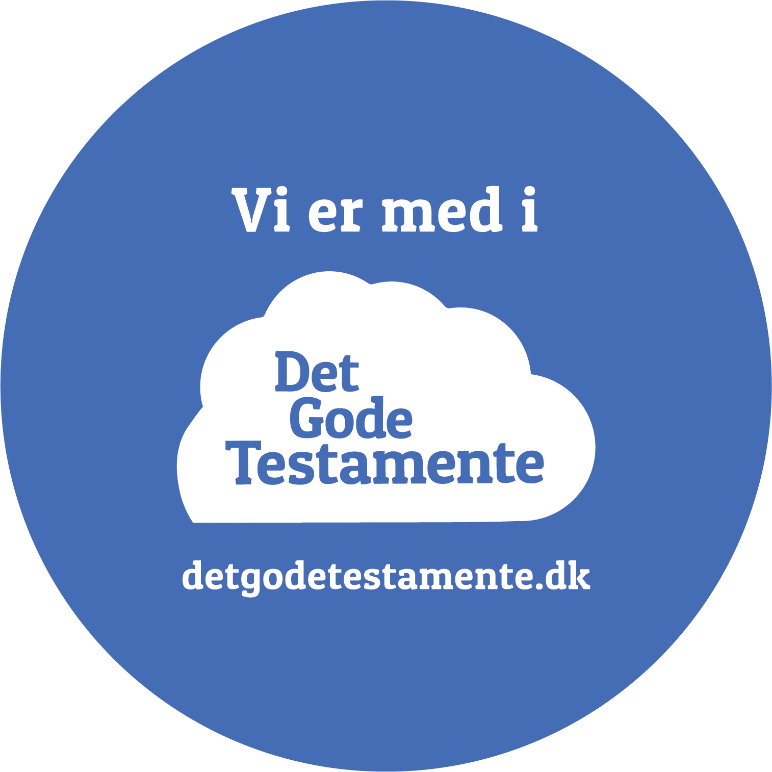 Logo for Det Gode Testamente