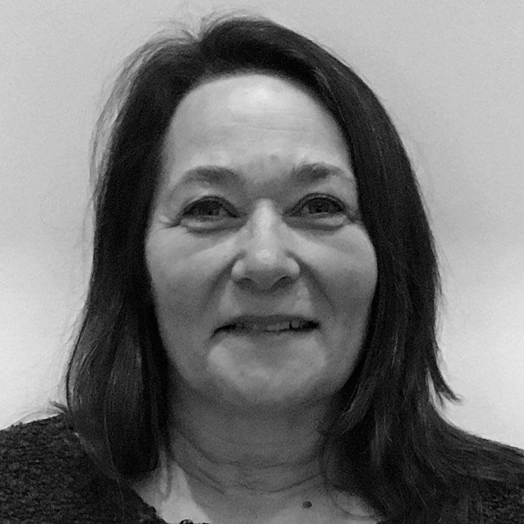 Sort-hvidt billede af Solo.