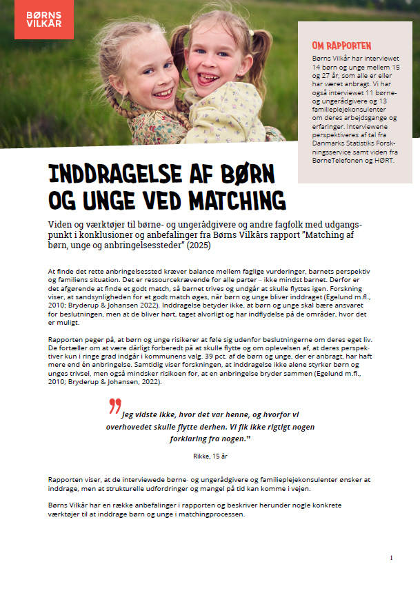Side fra rapporten