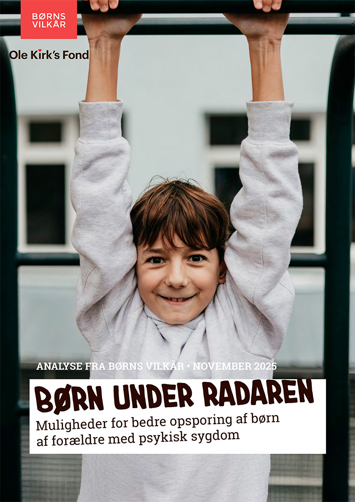 Forside for rapport om børn under radaren