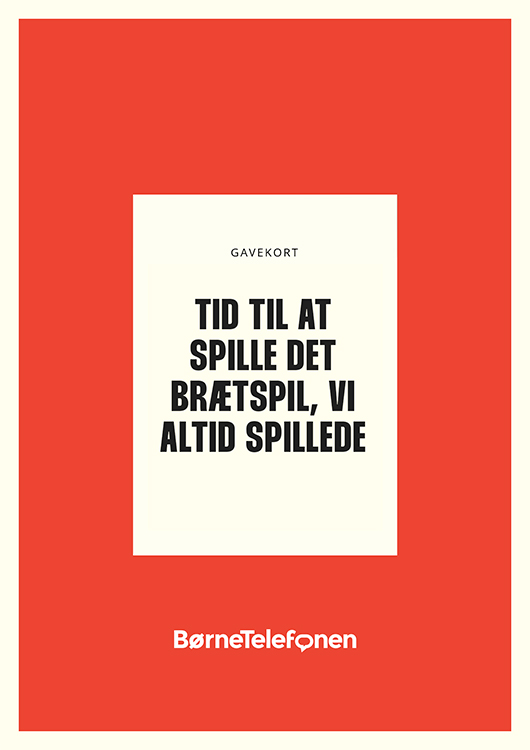 Udklip af gavekort