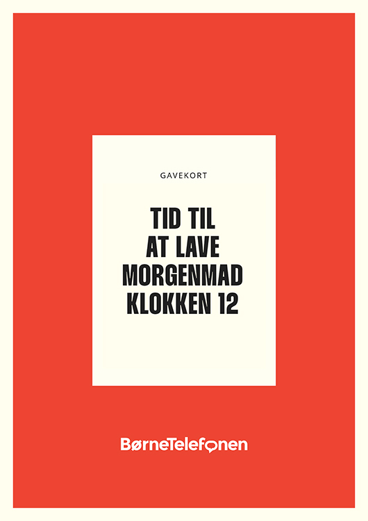 Udklip af gavekort
