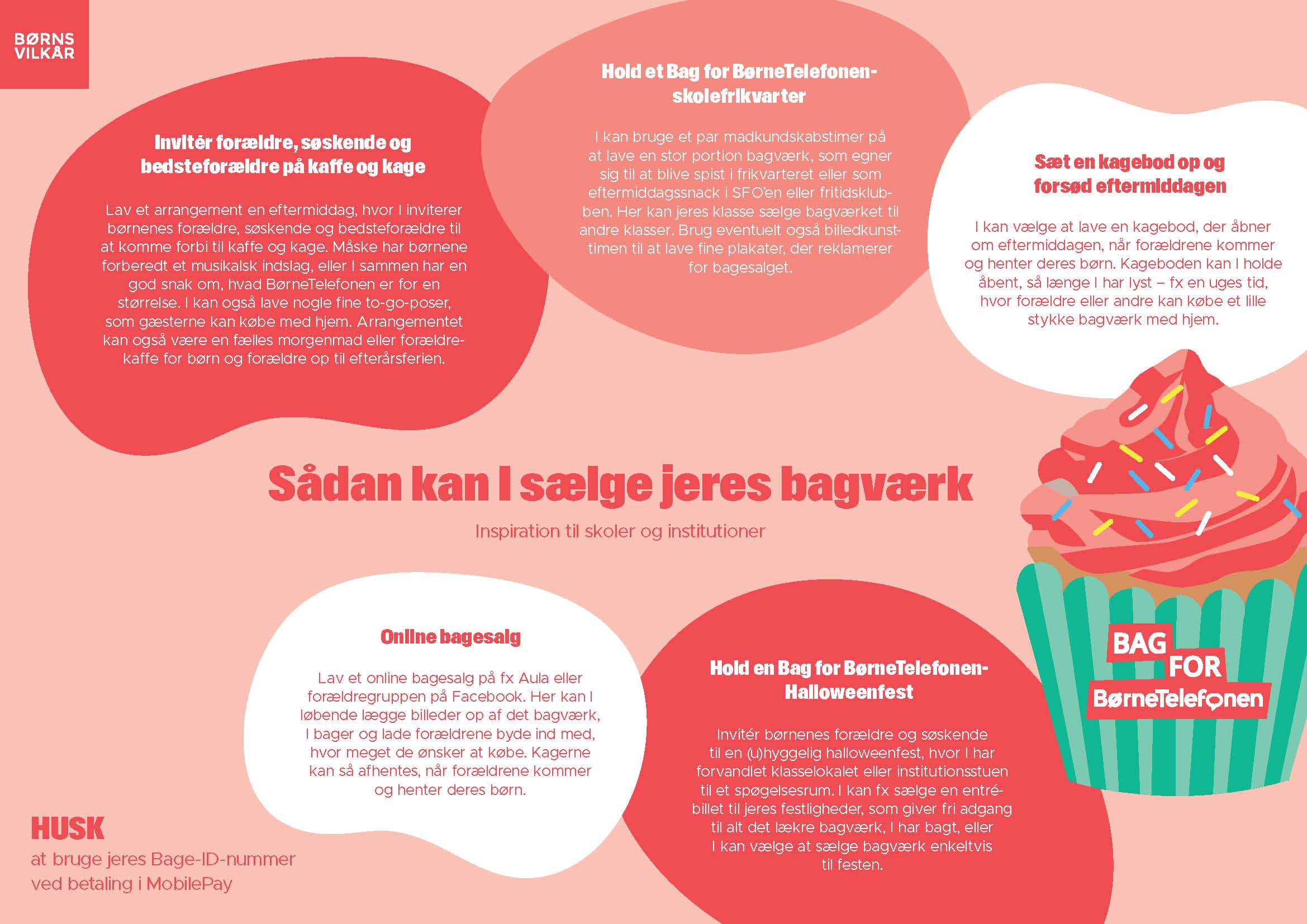 Inspiration til bagesalg til skoler og institutioner